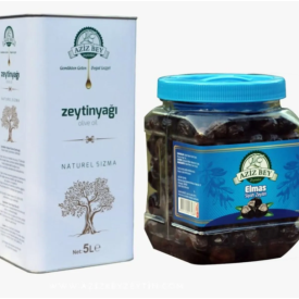 Soğuk Sıkım Zeytinyağ & Gemlik Sofralık Zeytin