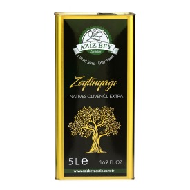 5 LİTRE NATUREL SIZMA ZEYTİNYAĞI 200 Gr ZEYTİN HEDİYE